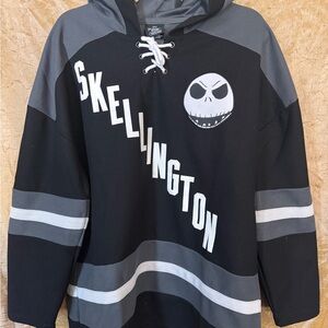 Disney Nightmare Before Christmas Hockey Jersey Hoodie